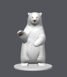 Polar Bear Figurine