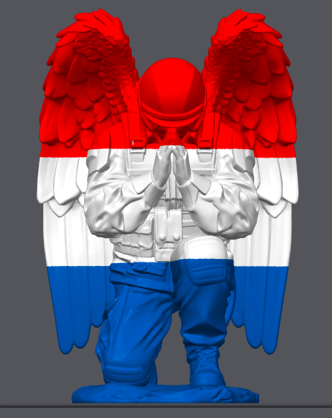 Memorial Angel Soldier