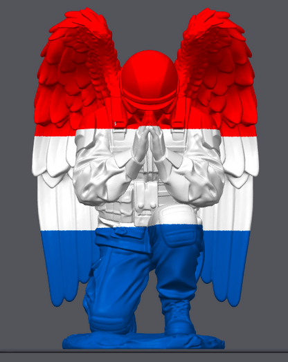 Memorial Angel Soldier